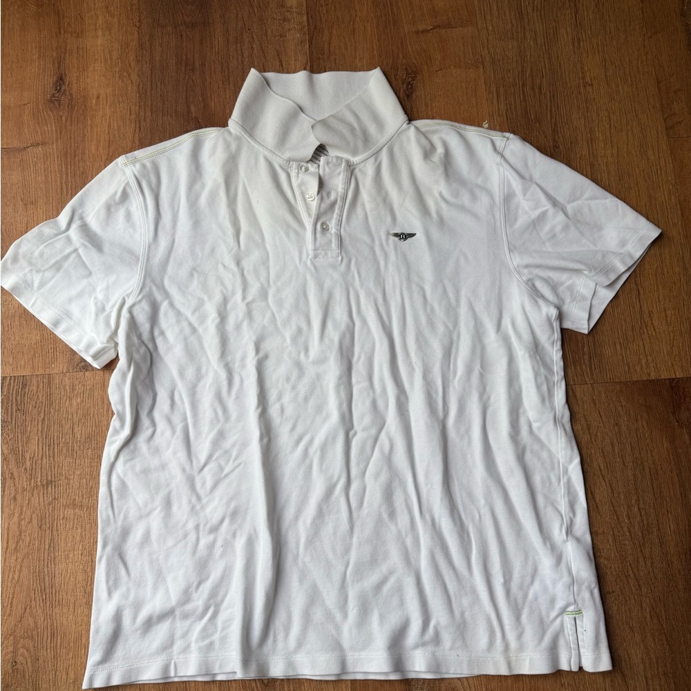 Bentley Men’s White Polo Shirt Size Large